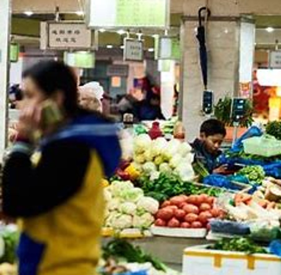 Liwan neighborhood fresh market