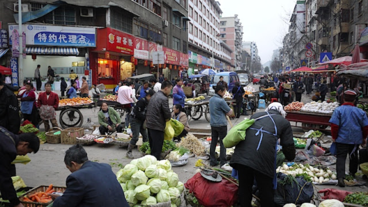 Kaili local market and Miao market life