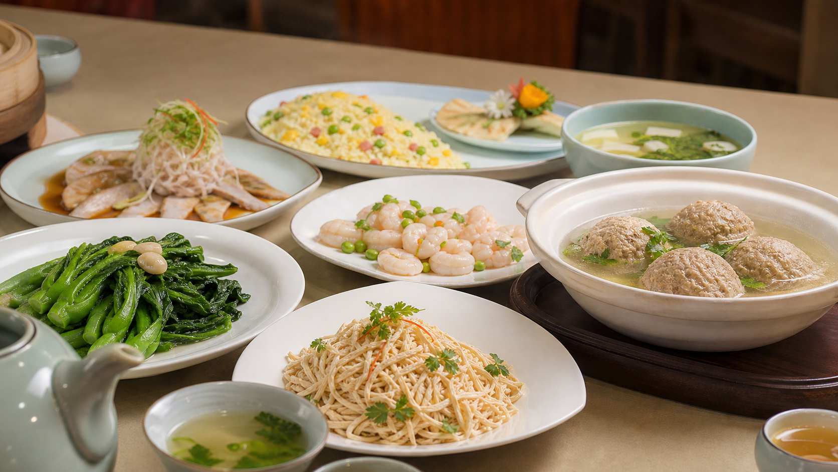 Huaiyang cuisine banquet table