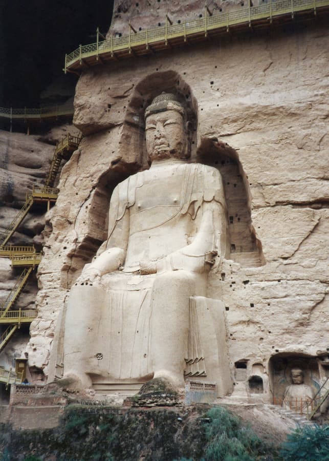 Bingling Temple grottoes by the Yellow River