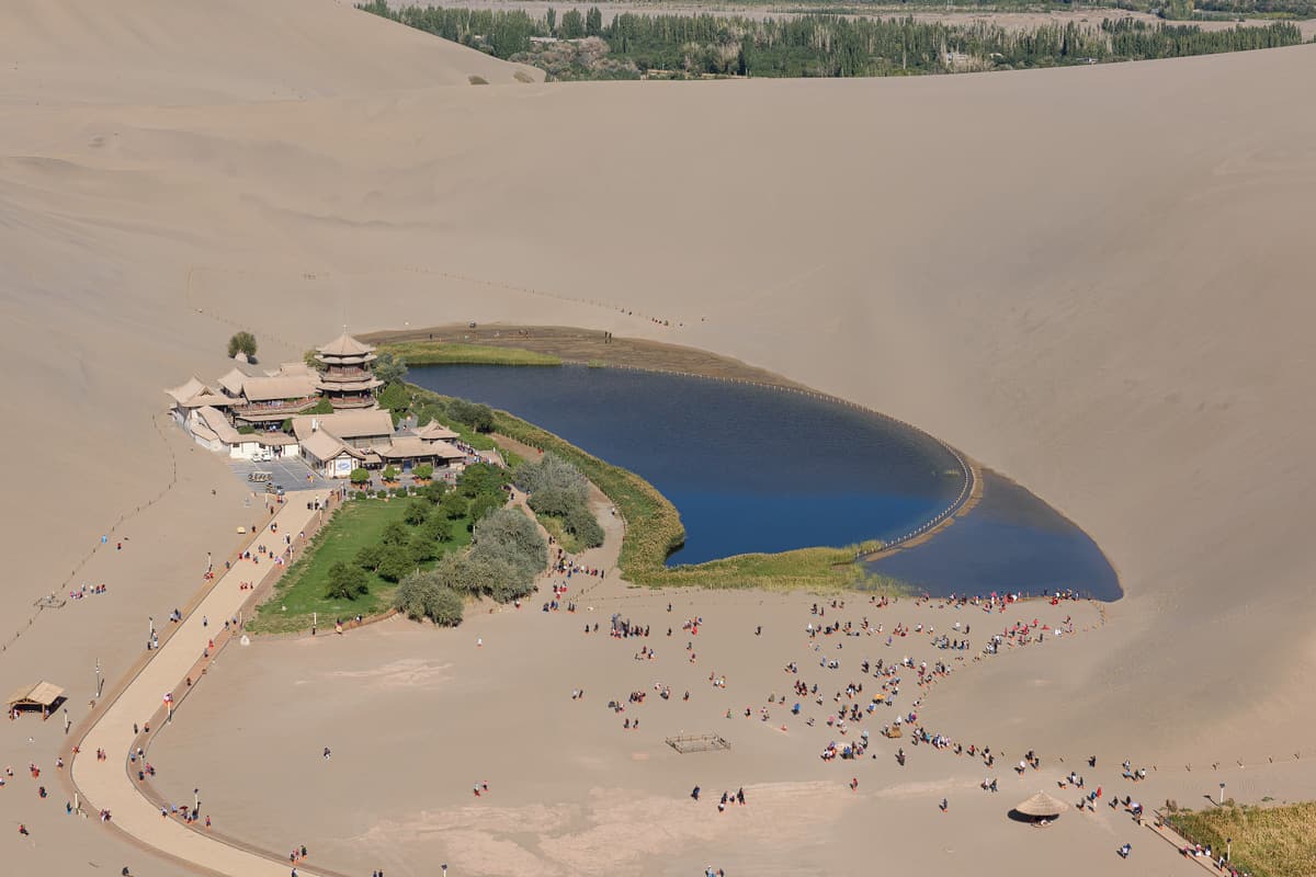 Mingsha Mountain and Crescent Spring
