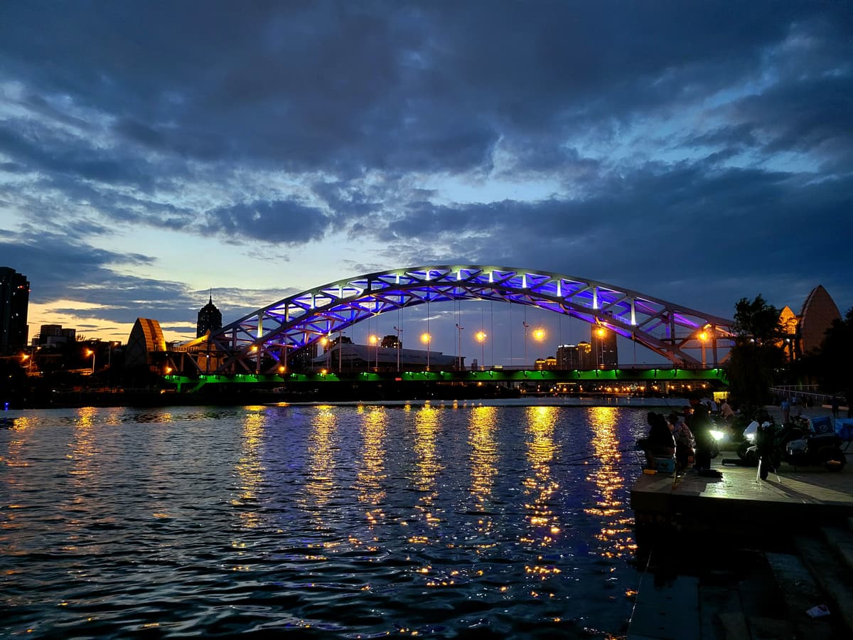 Haihe River night view