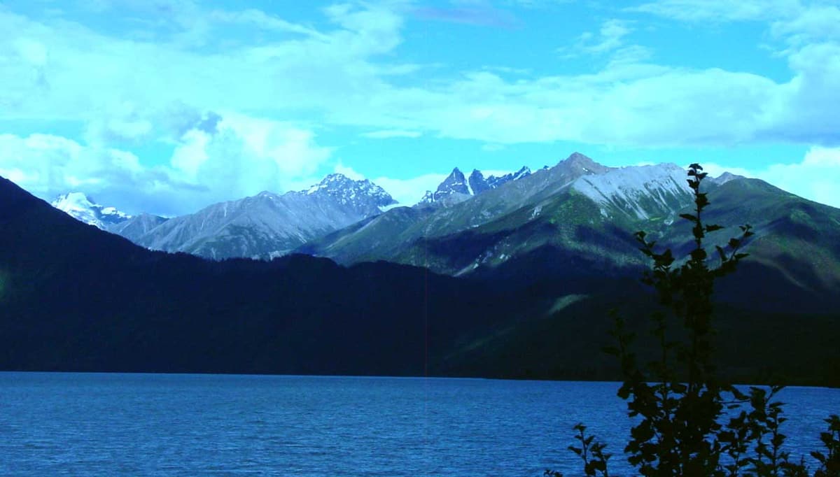 Basum Lake forests and monastery island