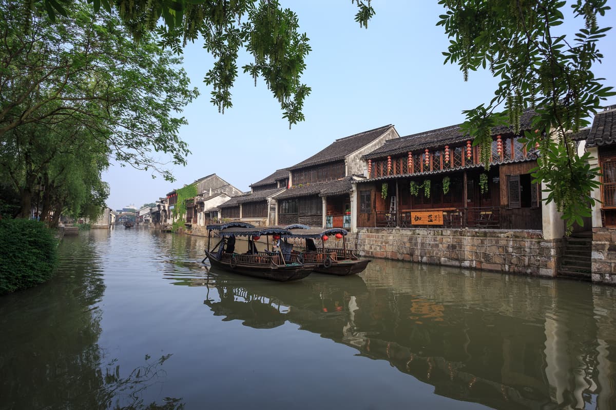 Nanxun canals and merchant mansions