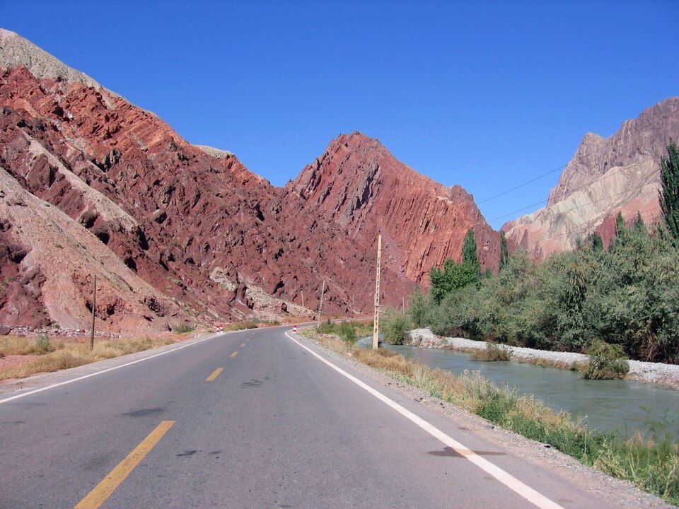 Karakoram Highway in the Pamirs