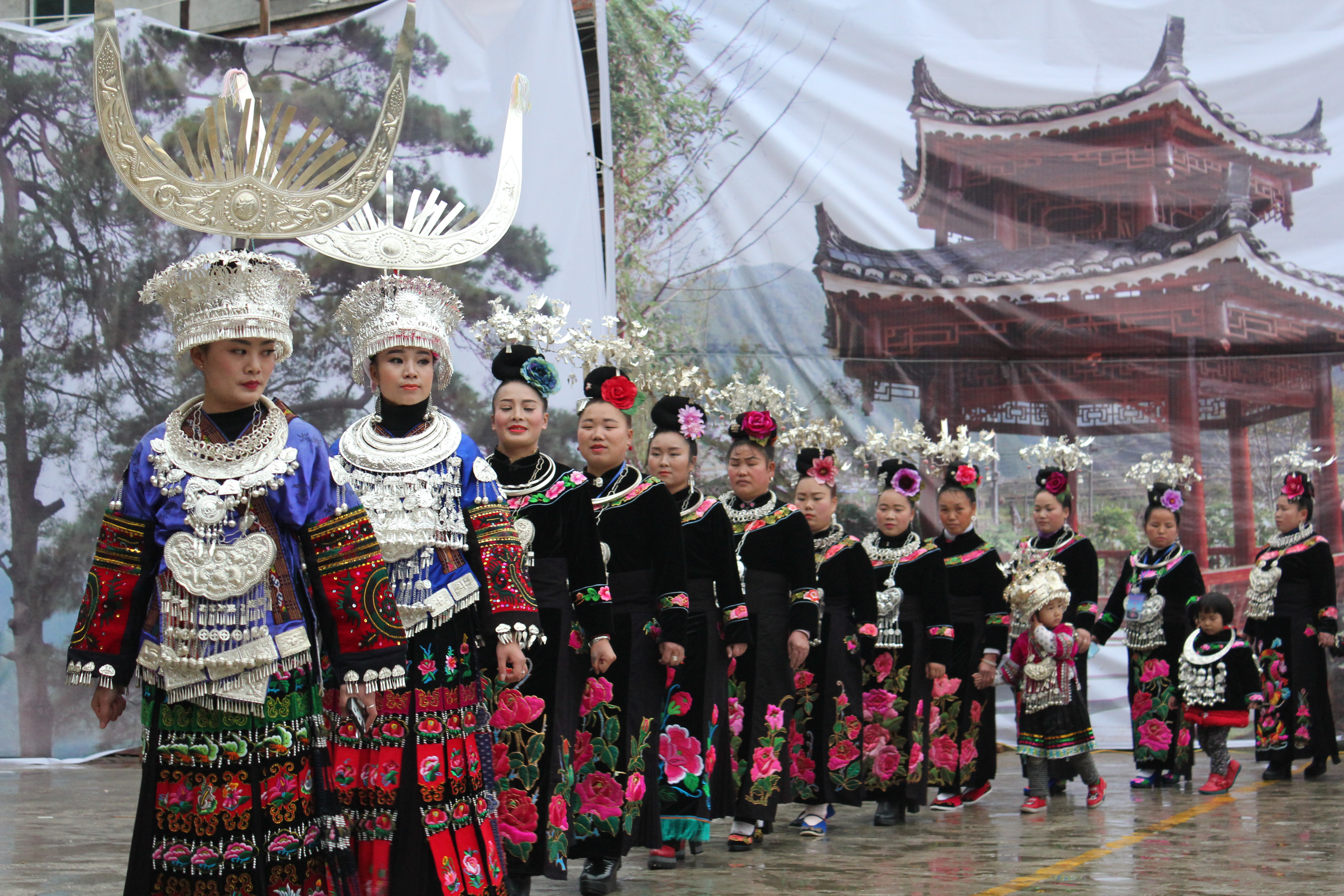 Miao textile and silver craft